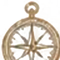 Engraved compass